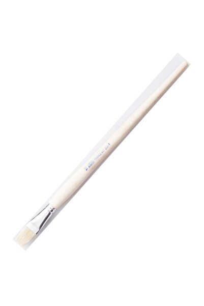 Pebeo 258f-12 Düz Fırça Uzun Bristle Kıl Sert Kıllı Akrilik Ve Yağlı Boya Fır...