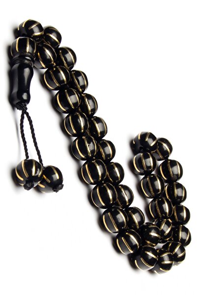 OTTOTESBİH Резервни мъниста с мотив на ориз, 9 мм, сферично изрязани, Oltutaşı молитвени мъниста