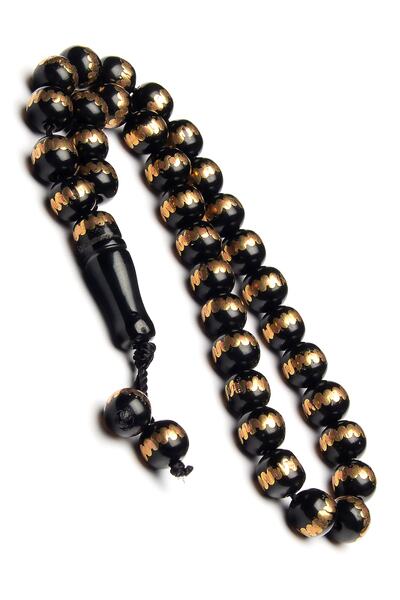 OTTOTESBİH Pirinç Sarmal Oltutaşı - Tesbih cu habă de rezervă, tăiat în formă...