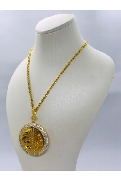 Güler Kuyumculuk Tuğralı Kolye Ucu Ve Zincir