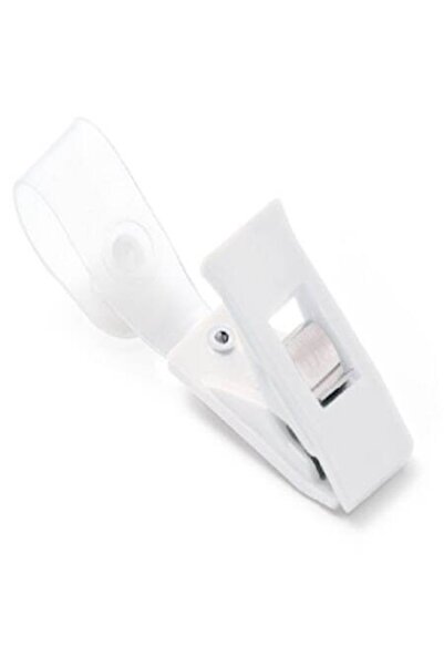 Mas 3538 Kart Klipsi Plastik Maşalı Beyaz Tekli (1 Adet)