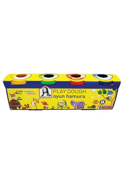 Südor Play Dough Mona Lisa 480 Gr 4 Colors Sd244
