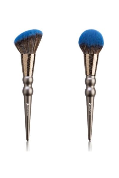 nascita Blue Oval Structure Blush Brush and Slanted Blush Brush