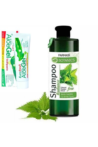 Farmasi شامبو نبات القراص 500 مل ومعجون أسنان بالصبار 112 جرام