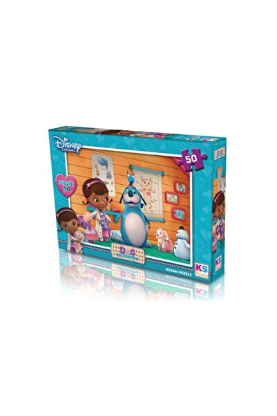 Ks Games Puzzle 50 Parça Doc Mcstuffins 50 Parça Çocuk Puzzle