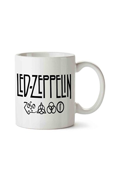 ART HEDİYE كوب ليد زيبلين مطبوع على الجانبين