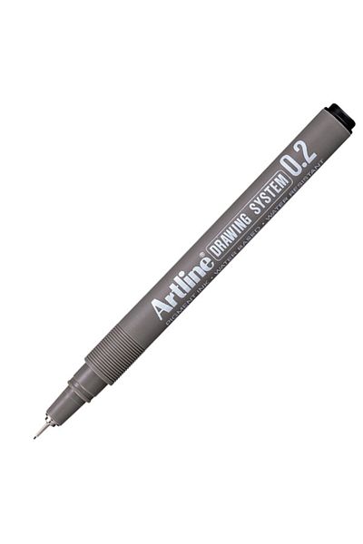 artline Ek-232 Drawing System Drawing Pen 0.2 Mm Black (12 Pieces Box)
