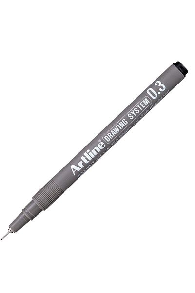artline Ek-233 Drawing System Drawing Pen 0.3 Mm Black (12 Pieces Box)