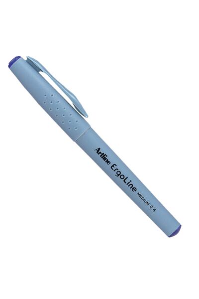 artline قلم Erg-3600 ذو خط متوسط ​​0.6 مم أزرق (صندوق 12 لتر)