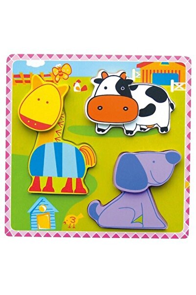 Genel Markalar Mutlu Çiftlik Puzzle (3-d)