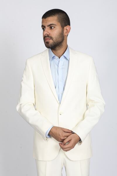 Mono Erkek Giyim Erkek Krem Yün Takım Elbise