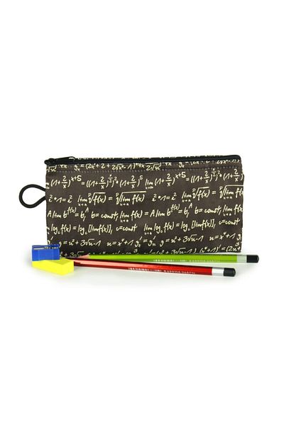 No Muffin For You 100% Woven Fabric Pen Holder - Pencil Case (9cm X 18,5cm)
