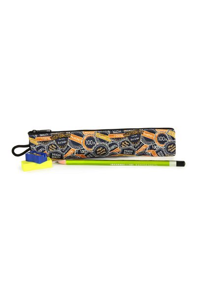No Muffin For You 100% Woven Fabric Small Pen Holder - Pencil Case (4cm X 19 Cm)