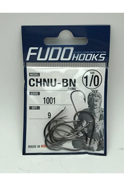 Fudo 1001 - 2/0 Numara Chinu Black Nikel Iğne