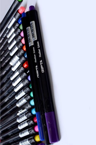 Gıpta Fineliner Pen 21 Pieces 0.4 mm