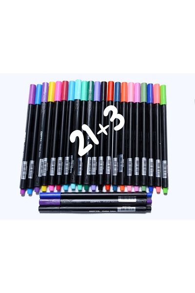 Gıpta Fineliner Pen 21 Pieces 0.4 mm