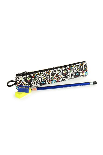 No Muffin For You 100% Woven Fabric Small Pen Holder - Pencil Case (4cm X 19 Cm)