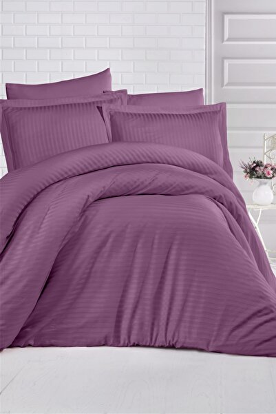 Clasy Двоспальний комплект постільної білизни з сатиновою смужкою