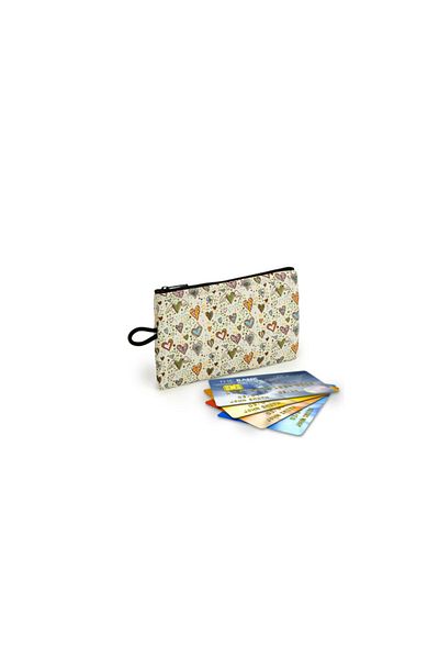 No Muffin For You Women's Beige Fabric Wallet