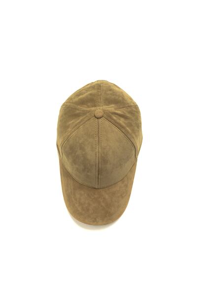OnMyHead Unisex Beige Suede Cap