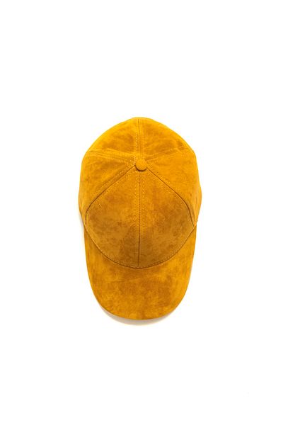 OnMyHead Unisex Yellow Suede Baseball Cap Suede Hat