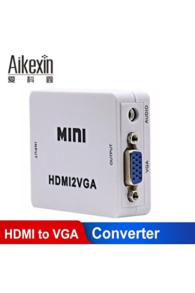 OEM Hdmı To Vga Mini Switch Full Hd Hdmı Vga Görüntü Çevirici Dönüştürücü Hdm...