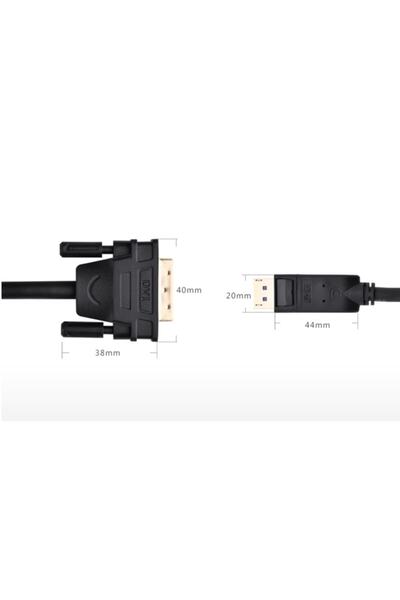 Alfais 4558 Displayport To Dvi Çevirici Dönüştürücü Adaptör Kablosu
