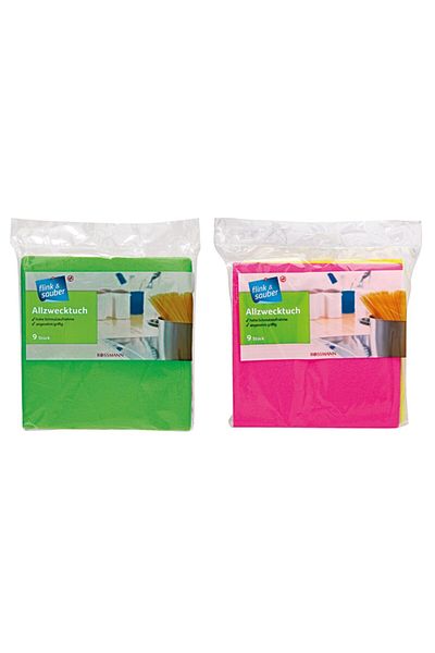 Flink Sauber Multi-Purpose 9 Piece Cleaning Cloth x 2 Packs