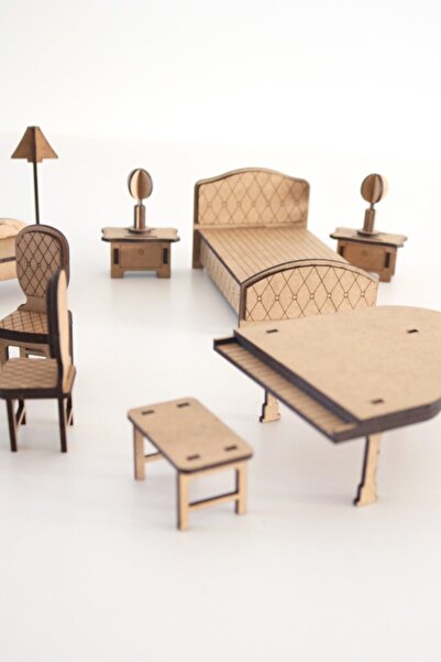 Genel Markalar 3d Ahşap Puzzle Ev Eşyaları Set 3  65 Parça