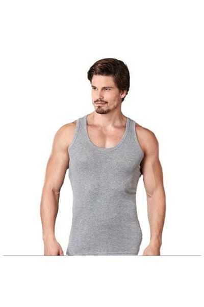 Berrak Men's Gray 3-Piece Athlete Undershirt