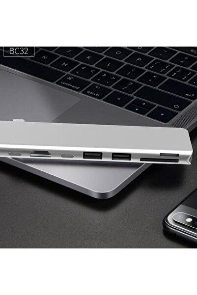 Coverzone 7in1 Hub Type-c To 4k Uhd Hdmı Usb Çoklayıcı