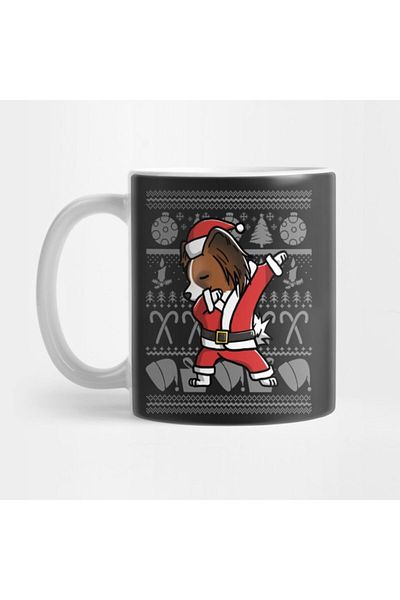 TatFast Jack Russell Terrier Dabbing Ugly Christmas Sweater - Graphic Mug