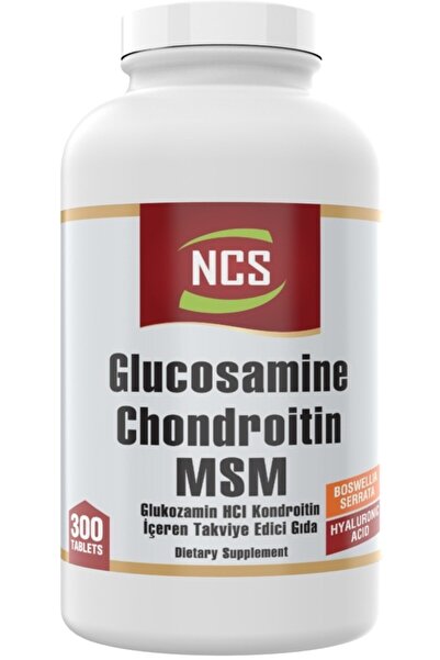 NCS ® Glucosamine Chondroitin Msm 300 Tablet Glukozamin Hyaluronic Acid Boswe...