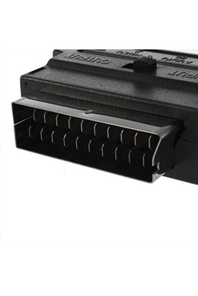 Alfais 4815 Scart To Rca Skart Tos Av Svideo Çevirici Dönüştürücü Adaptör
