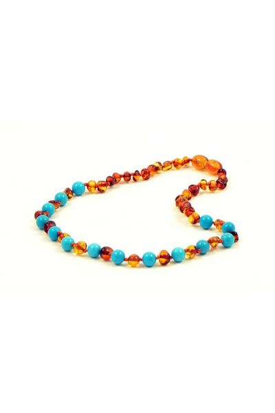 NİSSBEBE Amber Teeth Necklace for Baby