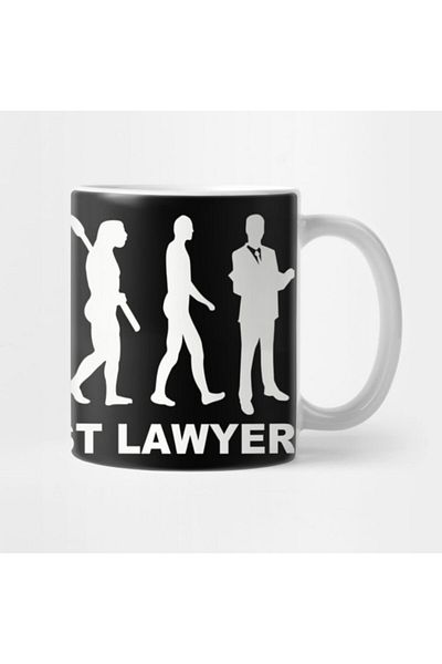 TatFast Lawyer Evolution Mug, Gift, Dowry, Presentation Coffee Cup