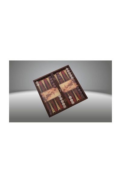 Ks Games Backgammon with Wooden Istanbul Tower and View