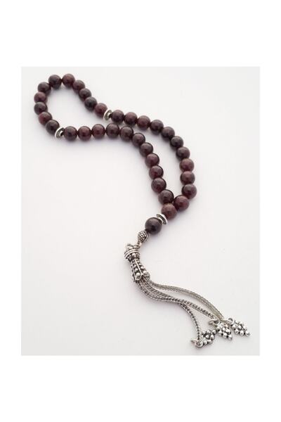 Stoneage Men's Lal Natural Stone Rosary