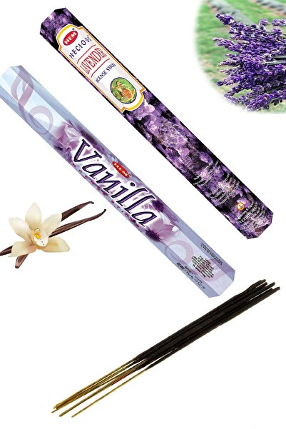Hem Lavanta Ve Vanilya Tütsü 2'si Bir Arada 40 Çubuk