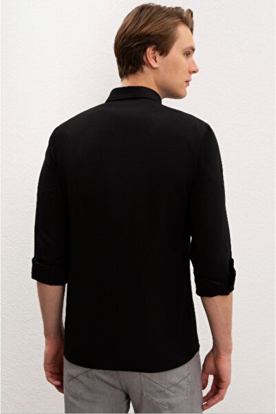 U.S. Polo Assn. Erkek Siyah Gömlek