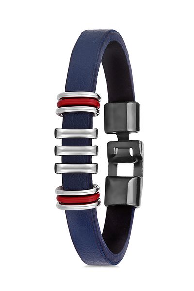 Marka7 Navy Blue Color Men's Bracelet in Gift Package