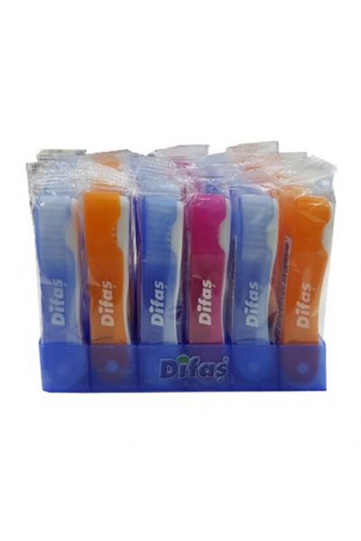 Difaş Folding Travel Toothbrush-24 Pack