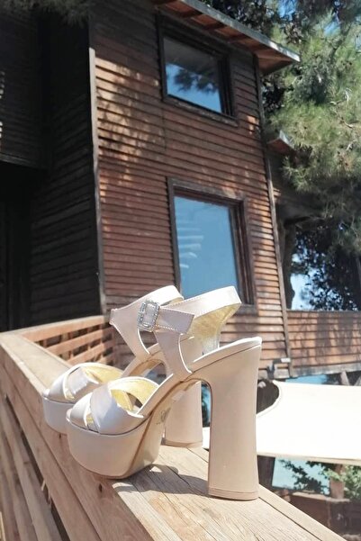 Gelinlik Ayakkabıcım Koşma Garantili 13 Cm Gelin Ayakkabısı