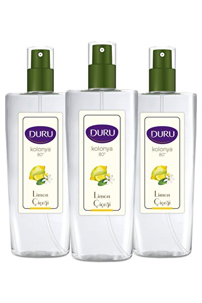Duru Limon Çiçeği Kolonya 80 Derece Sprey 150 Ml X 3 Adet