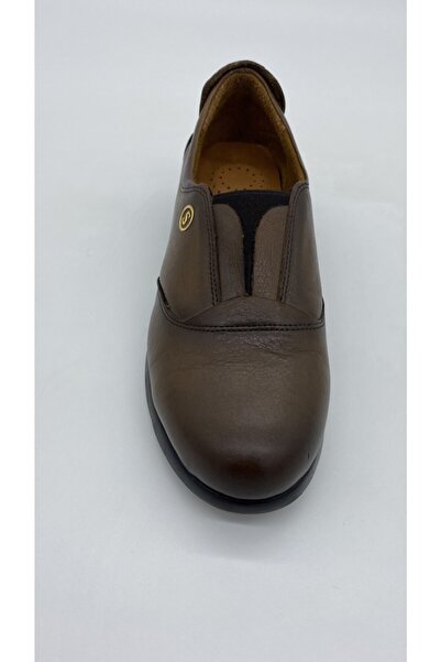 Scavia Kadın Kahve Derı Babet Ayakkabı