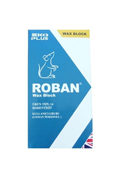 Ekoplas Roban Wax Block Fare Haşere Kovucu 88 Gr