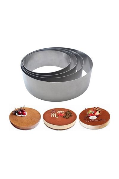 Nar kalıp Narkalıp Round Cake Mold Set of 4 Depth 10cm
