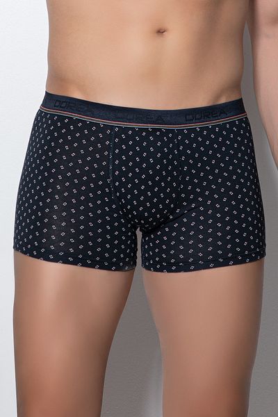 DOREA Ανδρικά μποξερ με τετράγωνο σχέδιο Navy Blue 5 τεμαχίων
