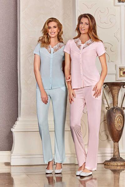 Berrak Women's Mint Pajama Set 450