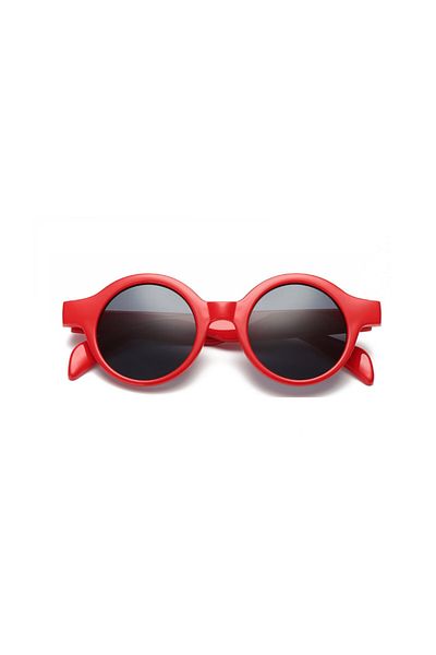 Toz Vintage Yezila Red Round Vintage&retro Sunglasses